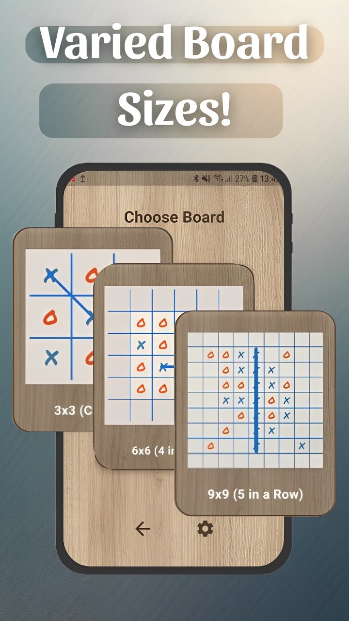 Screenshot Tabuleiros 3x3, 6x6 e 9x9