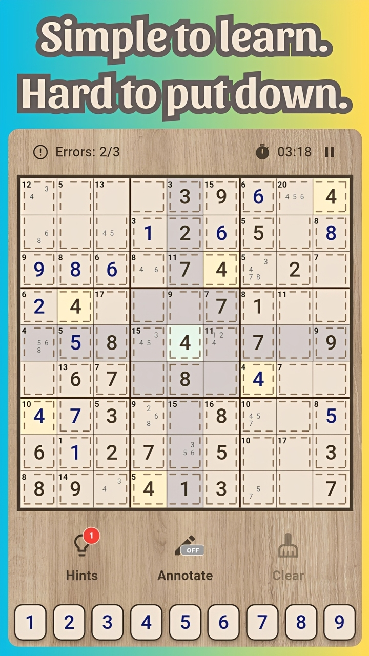 Gameplay Killer Sudoku Zen